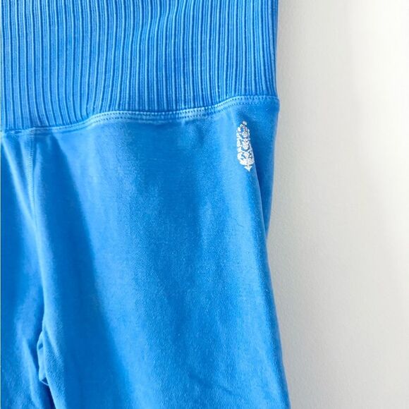 Free People Movement High Rise Leggings in Bright Blue Size S - Picture 2 of 4
